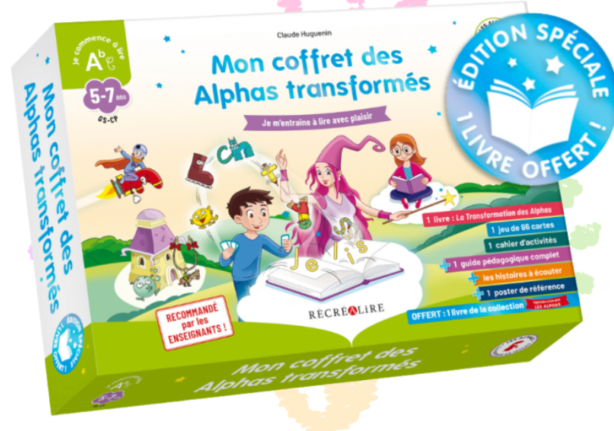 Mon coffret des Alphas transformés — J'apprends à lire avec plaisir