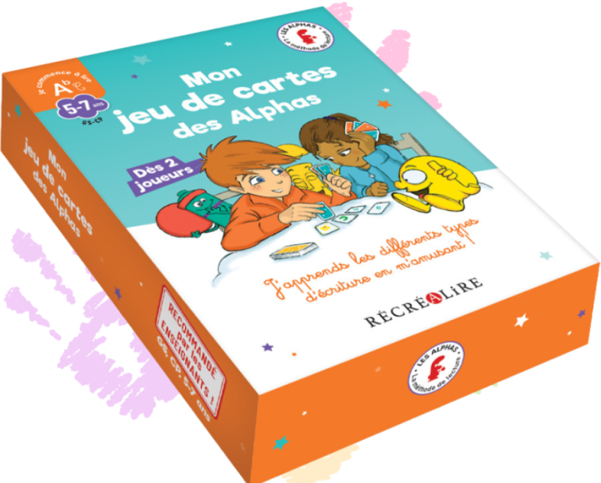 Mon jeu de cartes des Alphas — 142 cartes pour apprendre les écritures