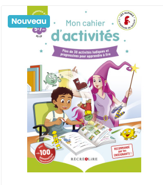 Mon cahier d'activité - plus dispo